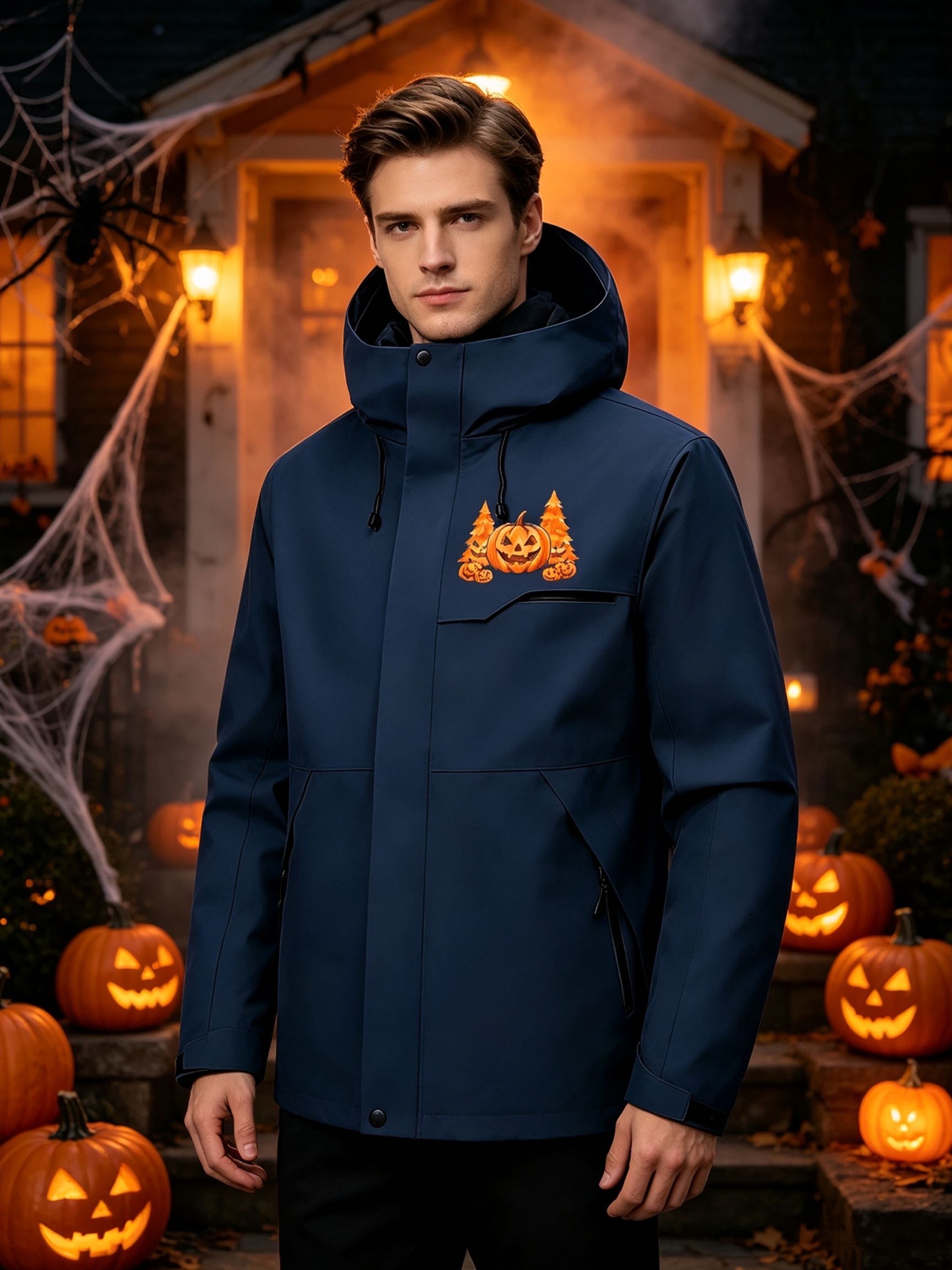 Cycling Commute Jacket - Veste à capuche pour homme, automne