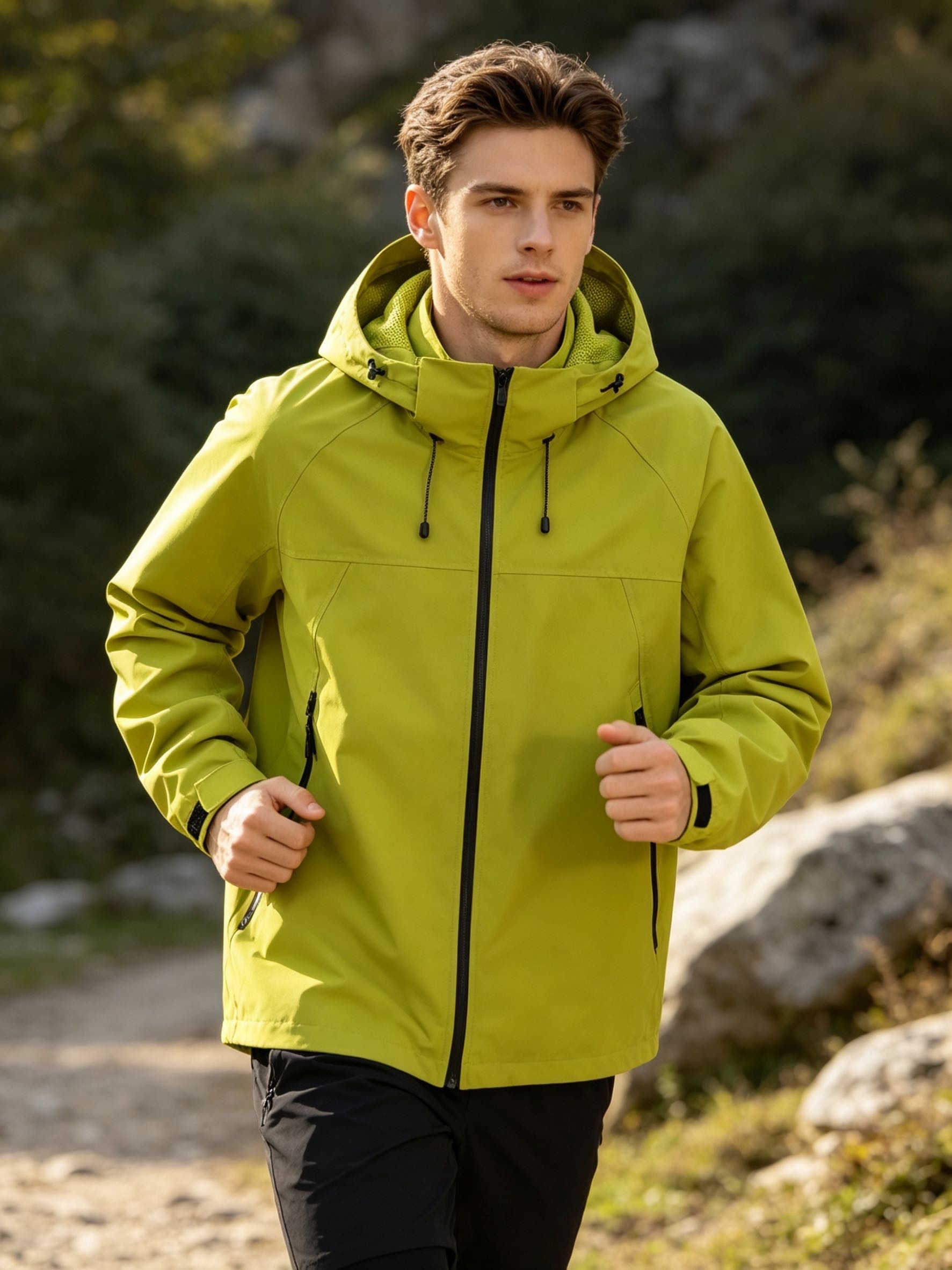 Cycling Commute Jacket - Veste d'automne-hiver pour homme, coupe ample,