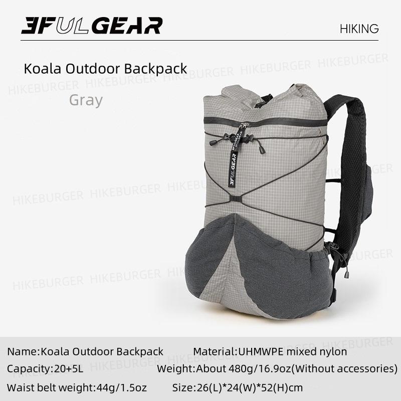 Cycling Commuter Backpack - 3F UL GEAR Koala extérieur UHMWPE