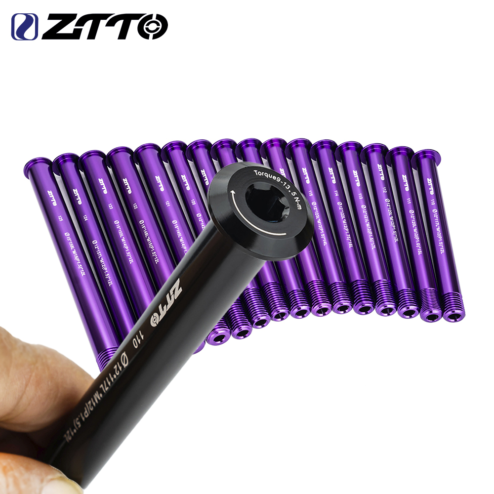 Dynamo Hub Front - ZTTO Axe traversant M12xP1.0/1.5/1.75 pour VTT