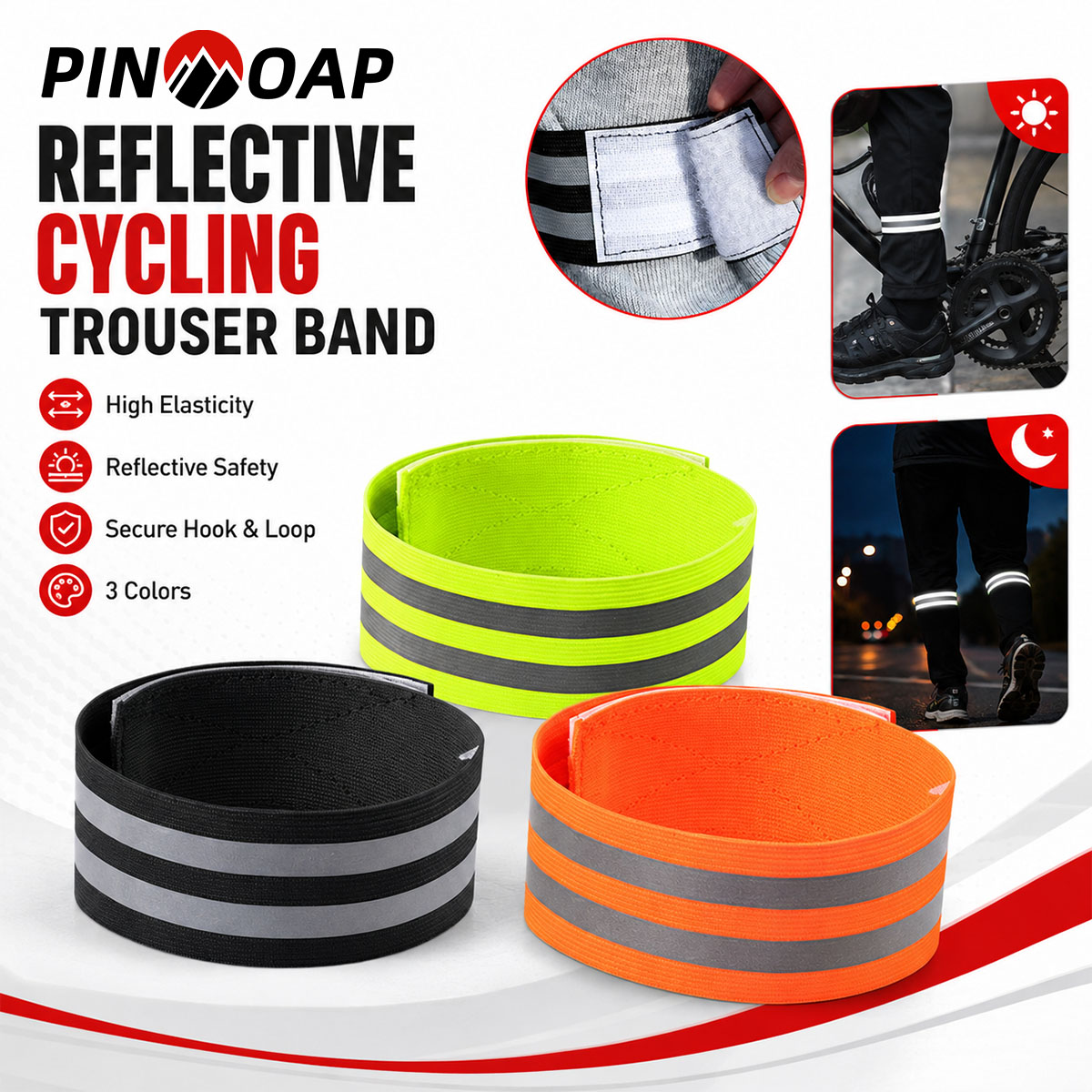 Cycling Commuter Pants - PINMOAP 1/2PCS Sangle de jambe pour