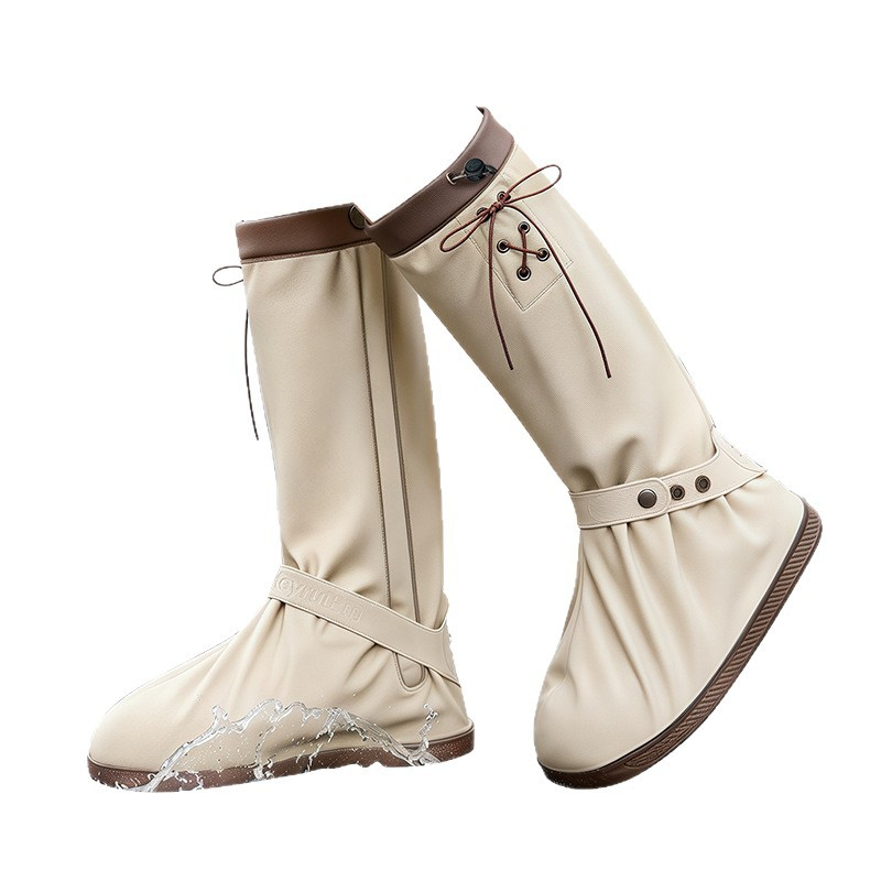 Cycling Commute Shoes - Surchaussures de pluie unisexes élégantes, hautes,