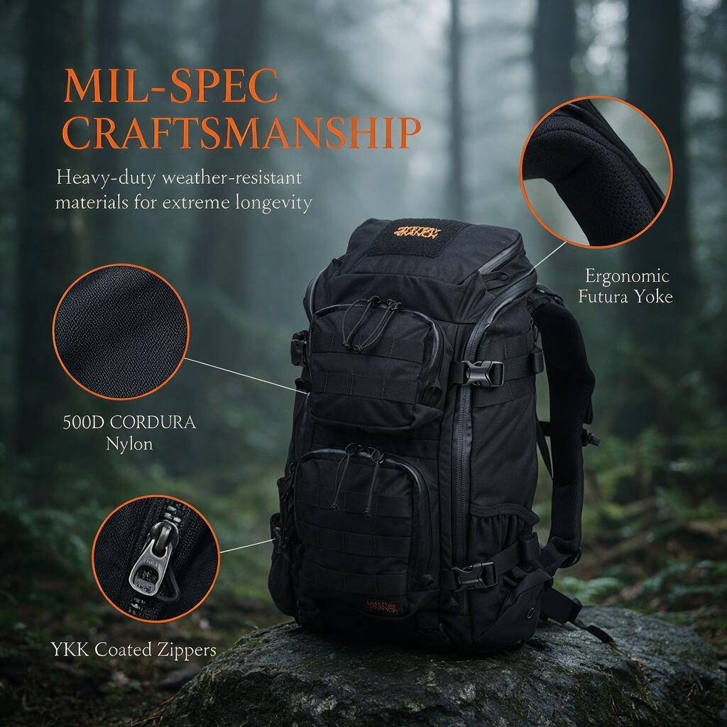 Sac à dos tactique léger Myste - Cycling Commuter Backpack avis et prix