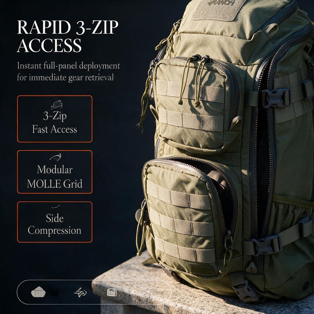 Sac à dos tactique léger Myste - Cycling Commuter Backpack avis et prix